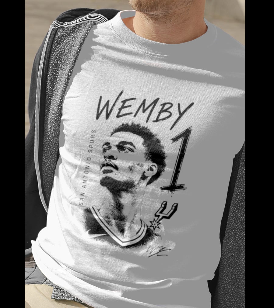 Wemby 1 Victor Wembanyama San Antonio Spurs Star T-Shirt