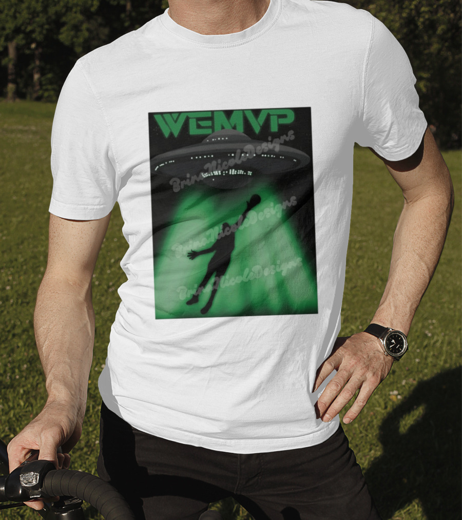 WEMVP Wemby Alien UFO San Antonio Spurs Basketball NBA 2026 T-Shirt