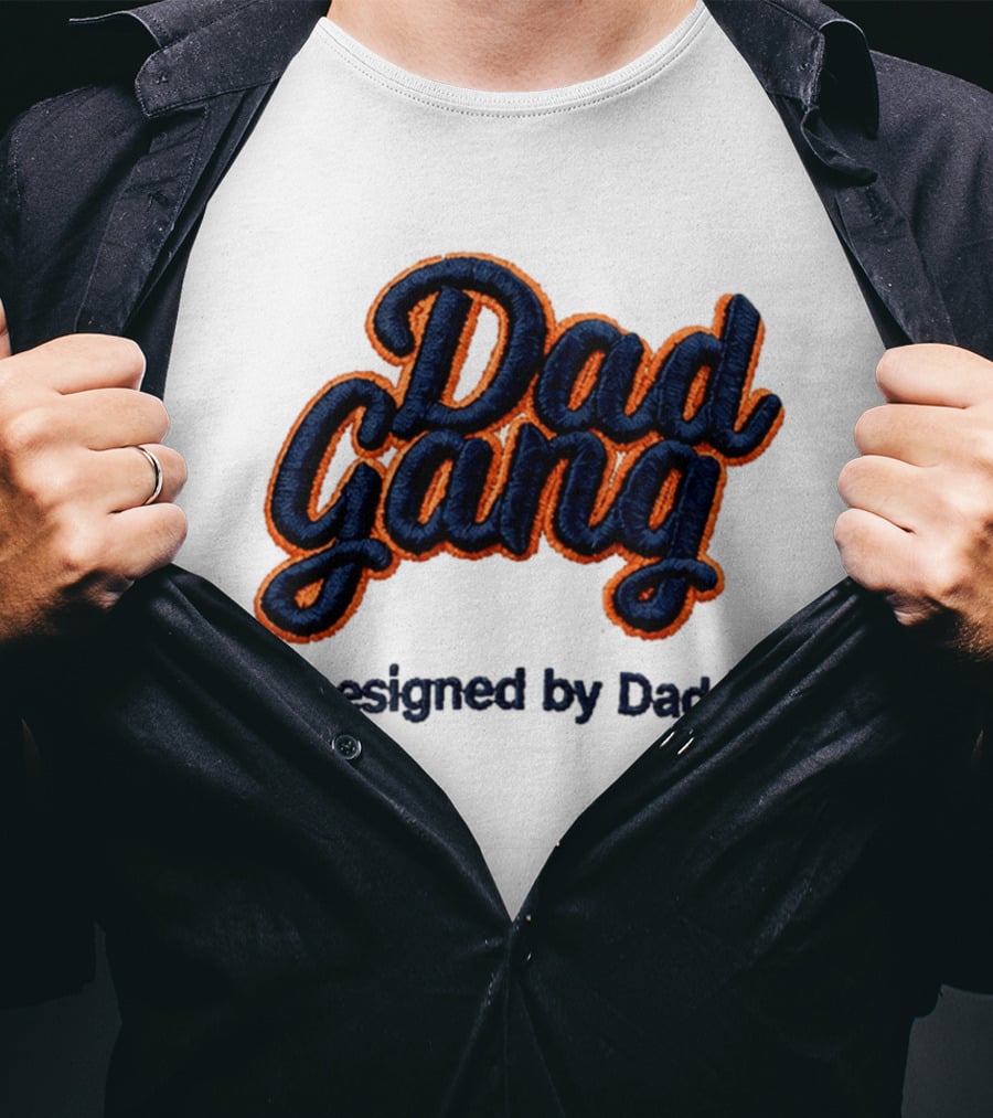 2026 Detroit Tigers Dad Gang Hat Giveaway Dad Gang Designed By Dads T-Shirt