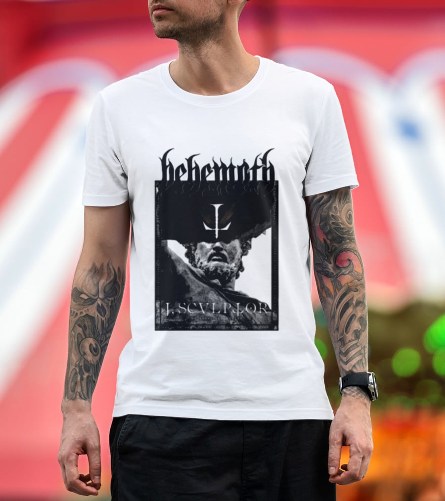 Behemoth I Sculptor Of Aeons And Worlds Statue Of Power T-Shirt