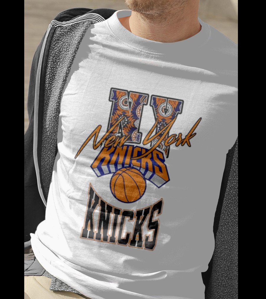 New York Knicks NY Basketball Team Fan Merchandise T-Shirt