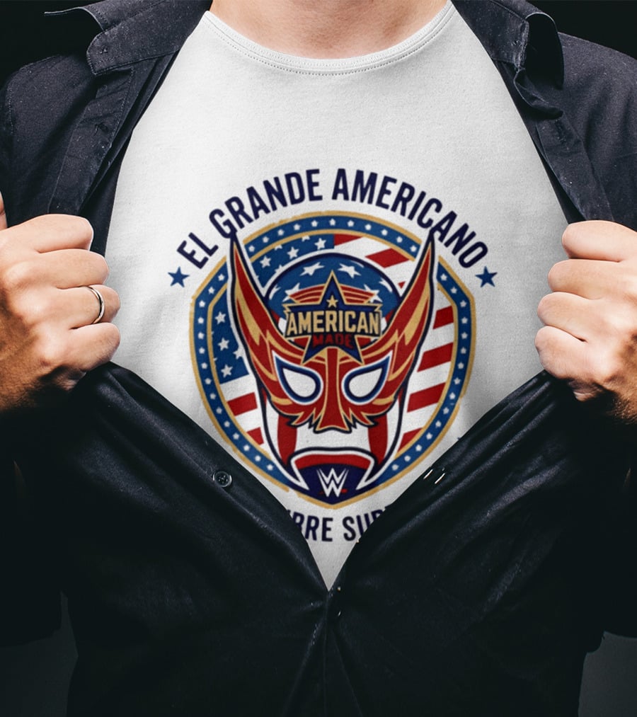 El Grande Americano American Made Lucha Libre Supremacy T-Shirt