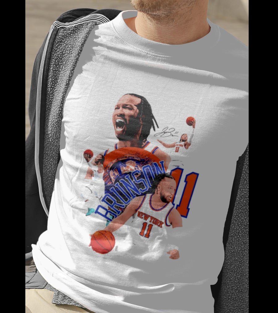 Jalen Brunson New York Knicks 11 Basketball Star T-Shirt