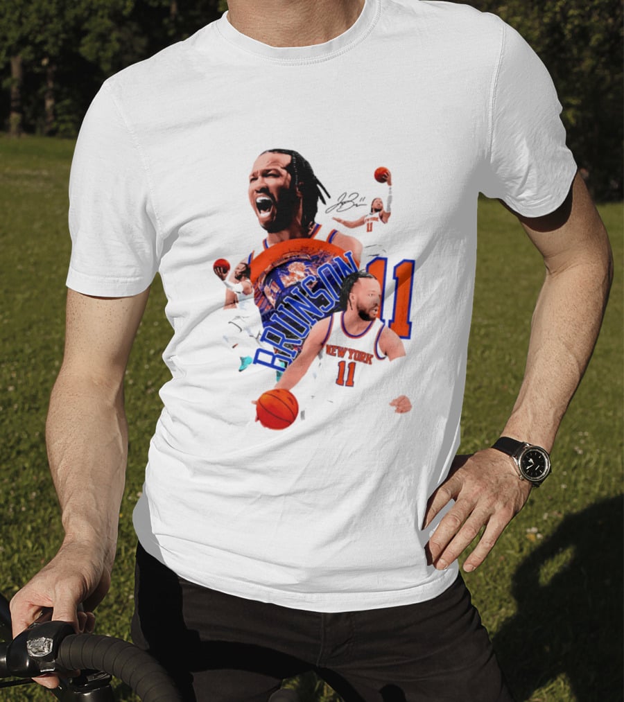 Jalen Brunson New York Knicks 11 Basketball Star T-Shirt