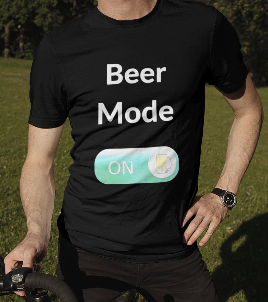 Beer Mode On Switch With Beer Glass T-Shirt