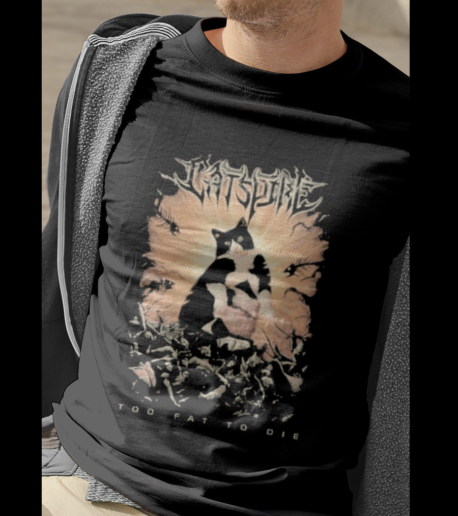 Cats Time Feathered Wings Too Fat To Die T-Shirt