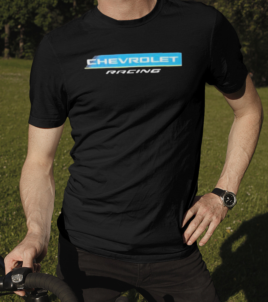 Chevrolet Racing Blue And White T-Shirt