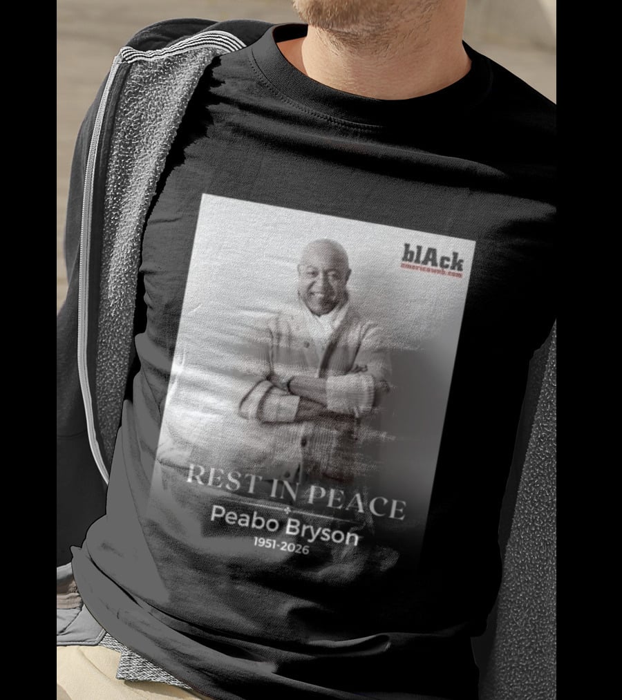 Rest In Peace Peabo Bryson 1951 2026 Black Americaweb T-Shirt
