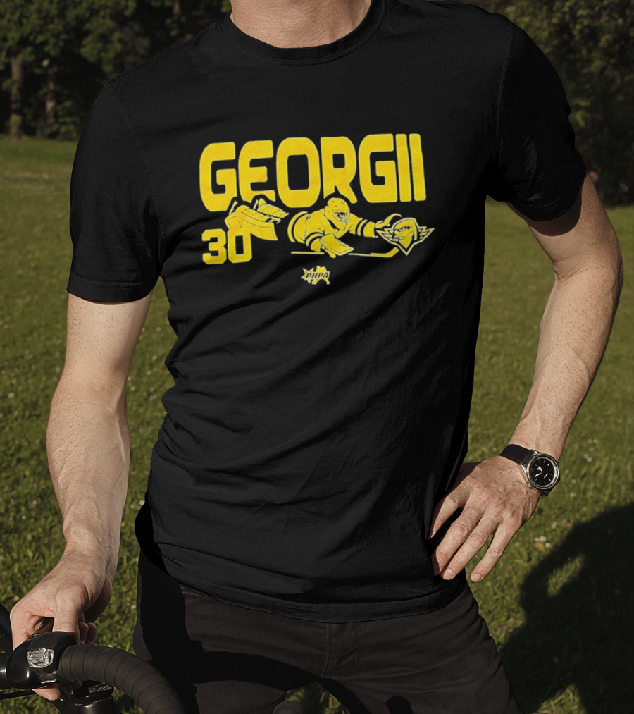 Georgii Romanov 30 Springfield Thunderbirds Hockey Player T-Shirt