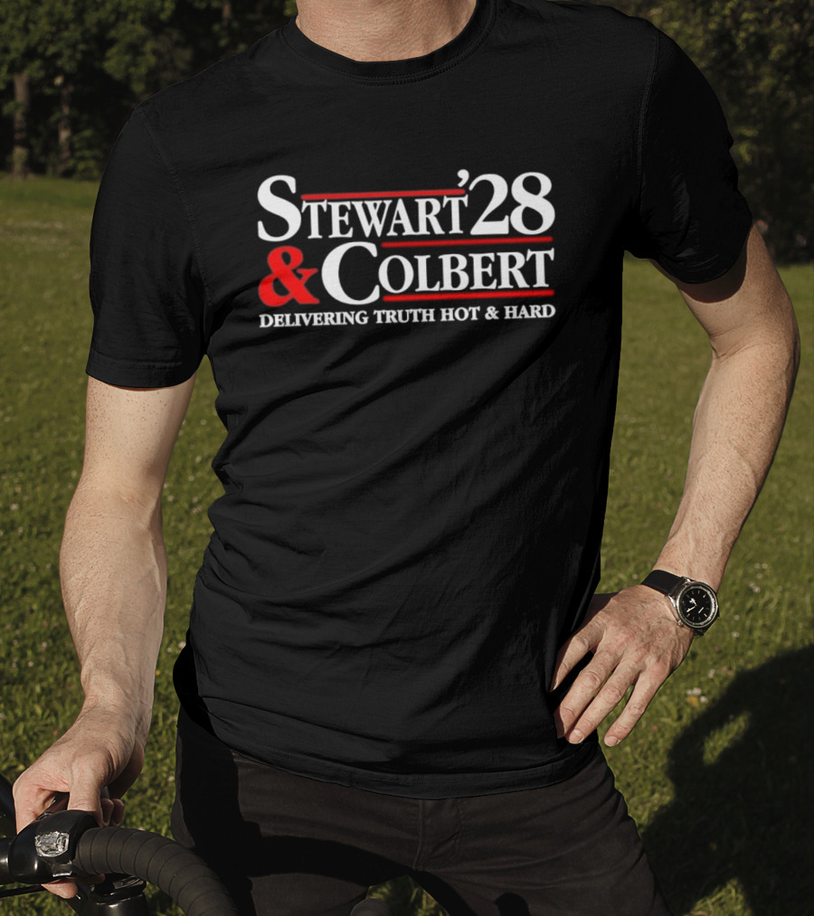 Stewart Colbert 28 Delivering Truth Hot And Hard T-Shirt