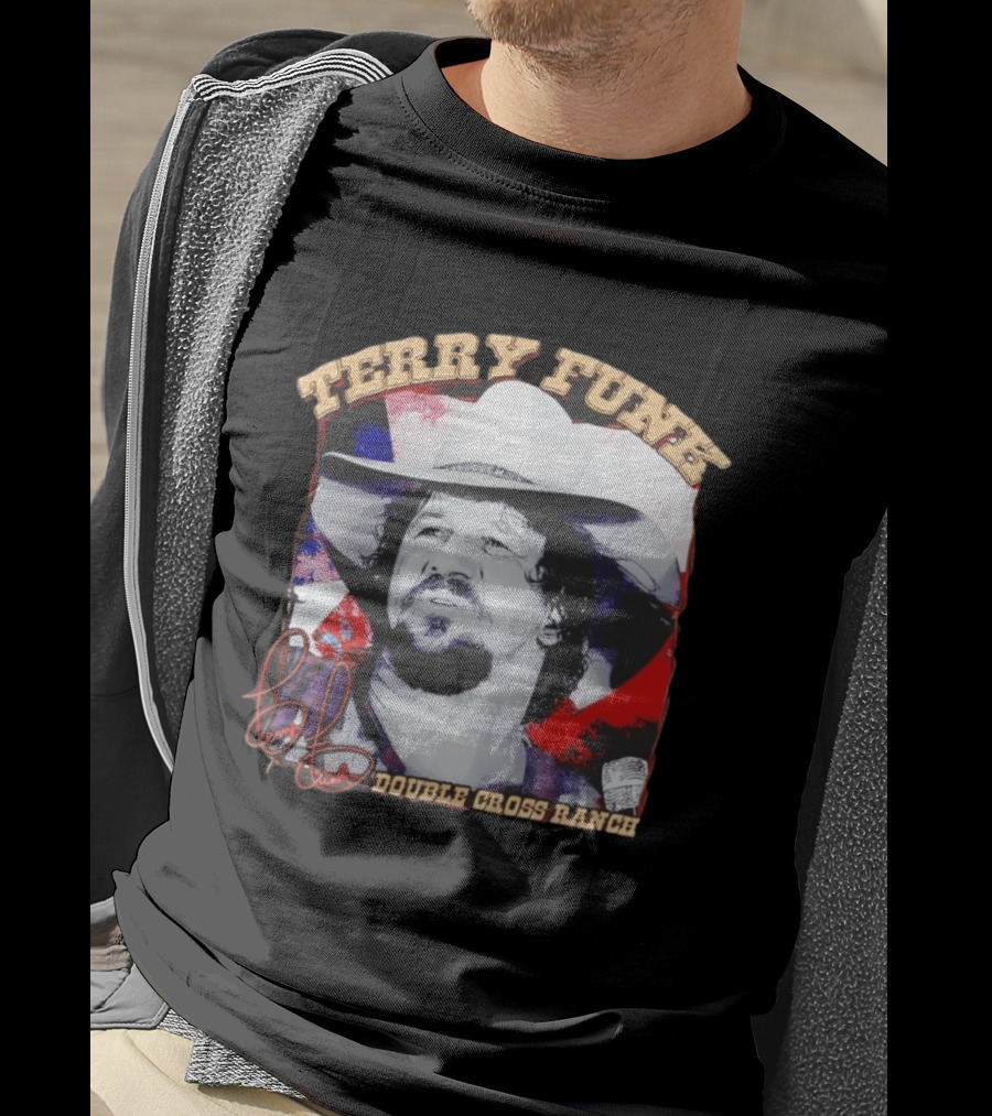 Terry Funk Double Cross Ranch WWE Cowboy T-Shirt