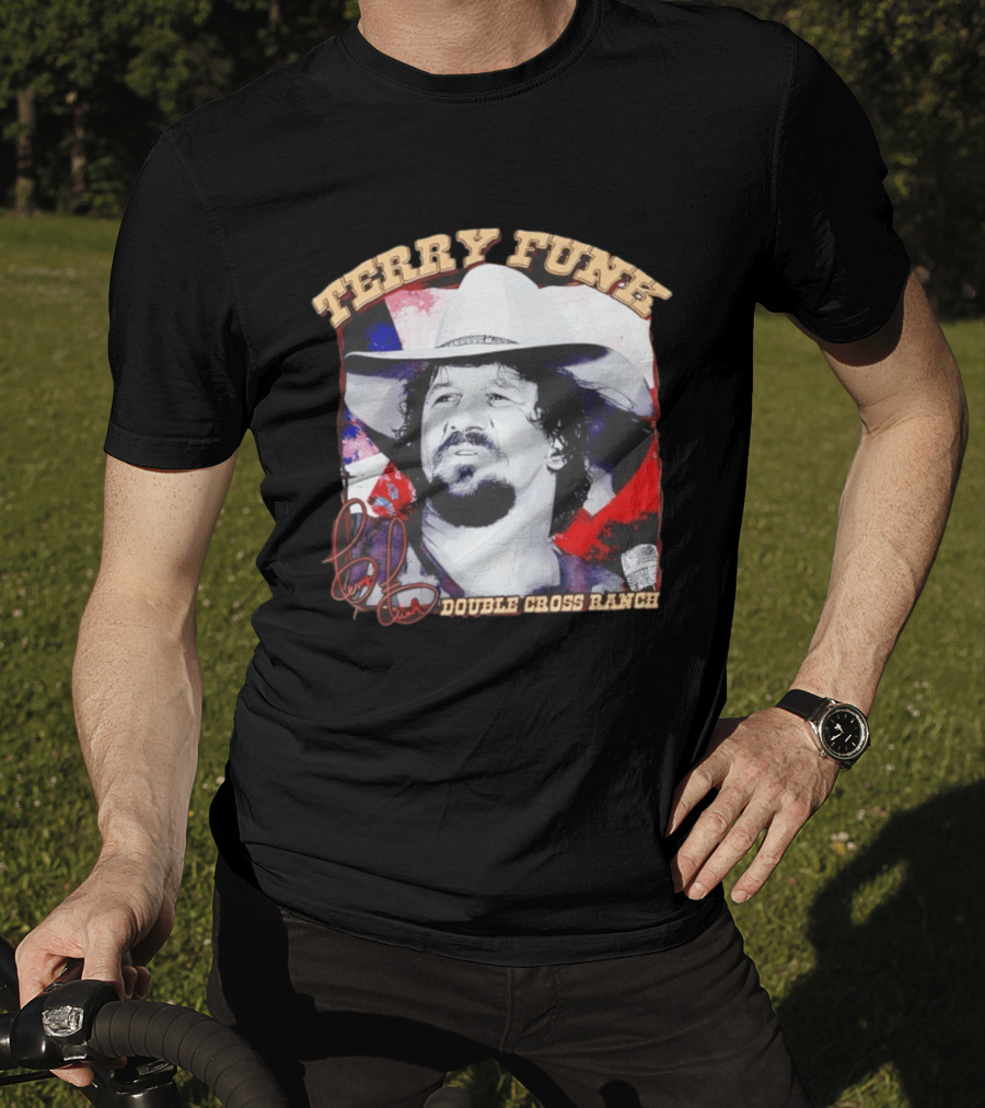 Terry Funk Double Cross Ranch WWE Cowboy T-Shirt