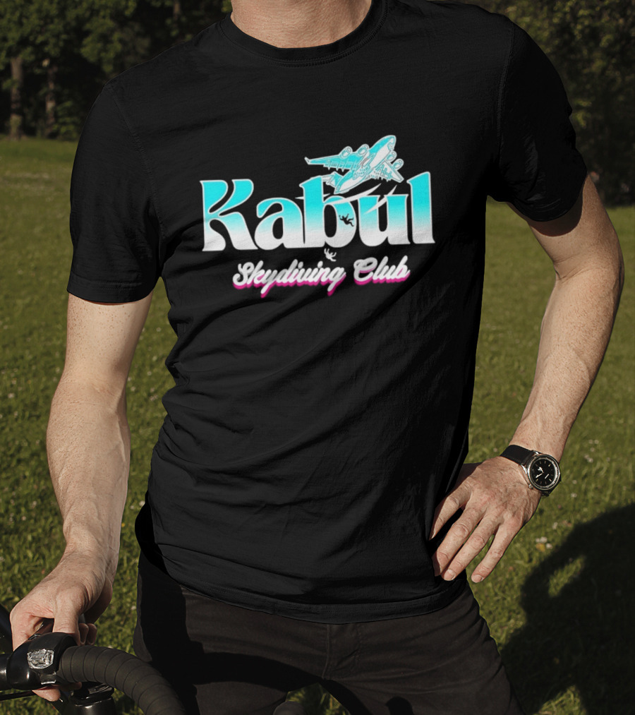 Kabul Skydiving Club Airplane Adventure T-Shirt