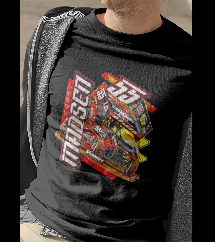 Kerry Madsen 55 Vermeer Logan Madsen Racing Sprint Car Maxim Too Much Grip T-Shirt