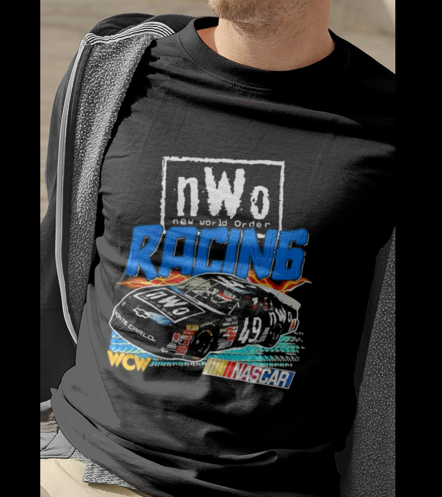 WCW NASCAR NWo Racing Kyle Petty 49 Chevrolet Monte Carlo T-Shirt