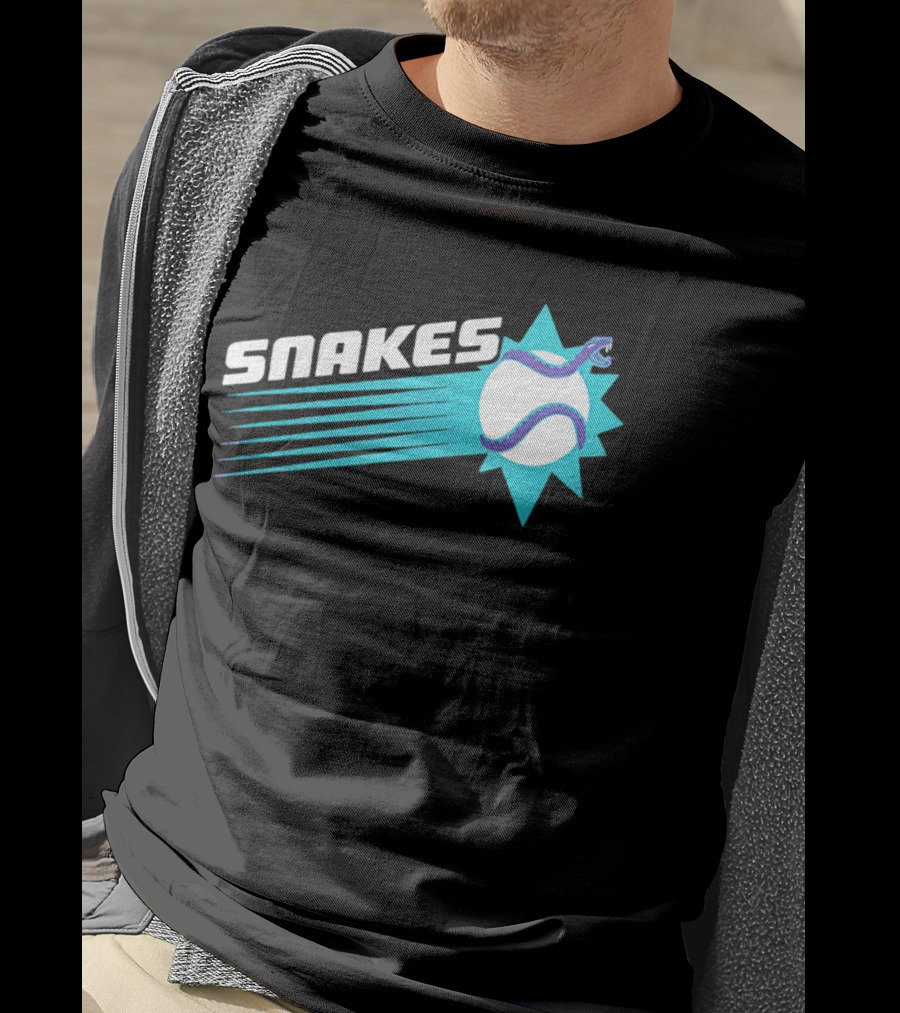 Arizona Snakes Baseball Team Serpentine T-Shirt