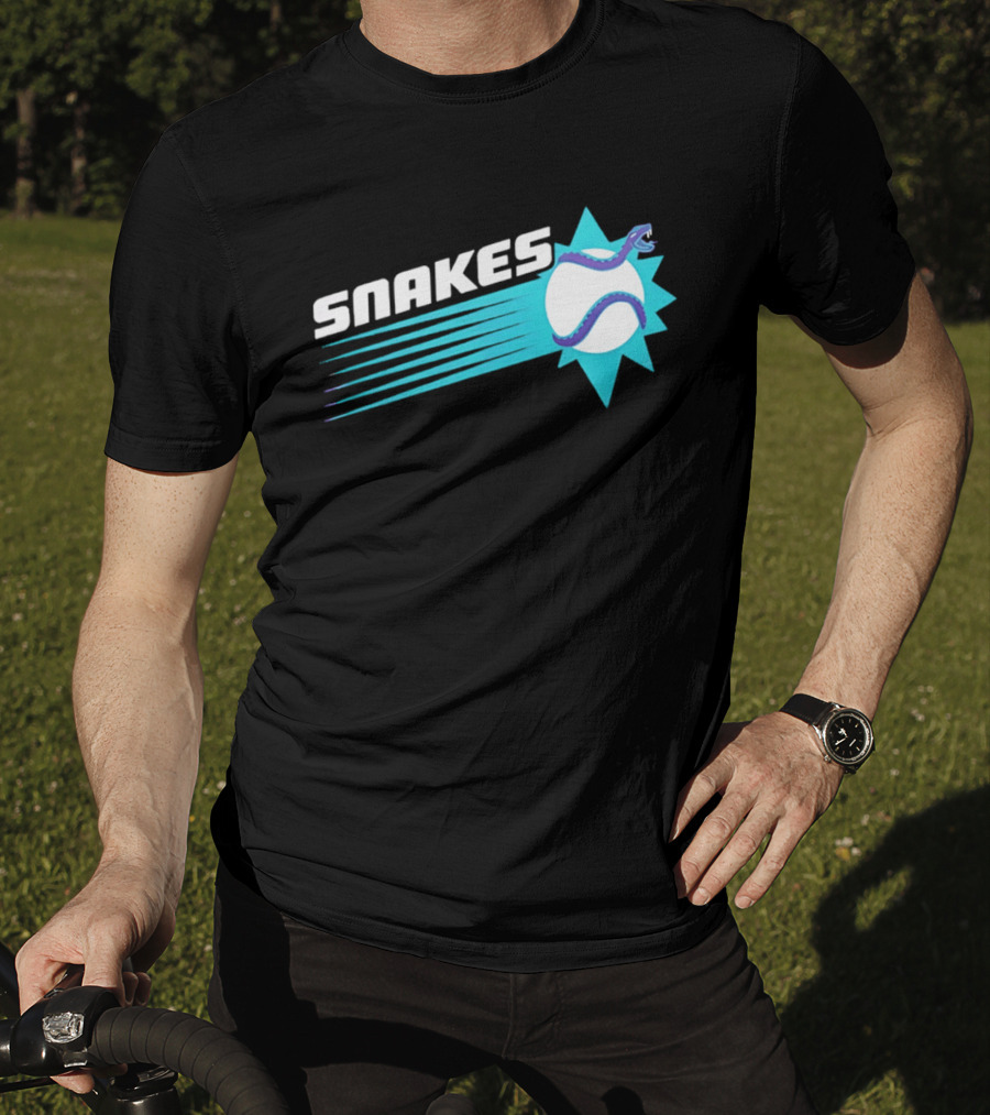 Arizona Snakes Baseball Team Serpentine T-Shirt
