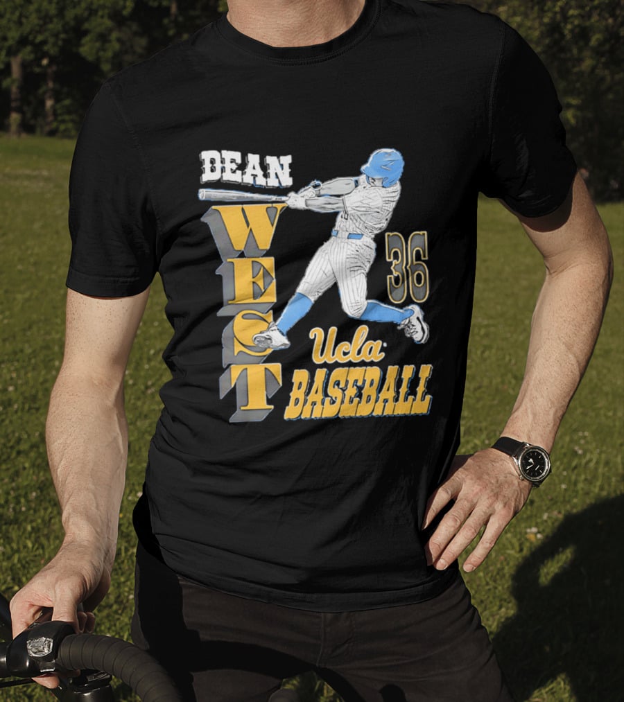 Dean West UCLA Baseball 36 NCAA T-Shirt