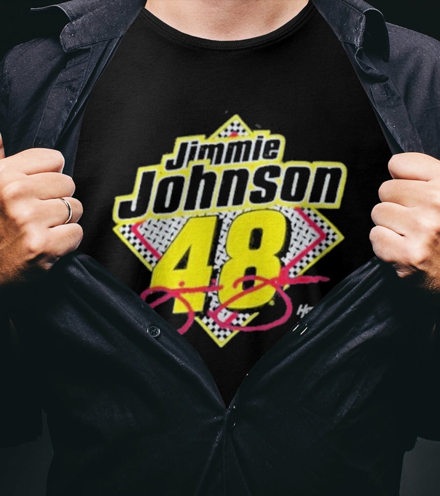 Hendrick Motorsports Jimmie Johnson 48 Racing Team NASCAR Fan T-Shirt