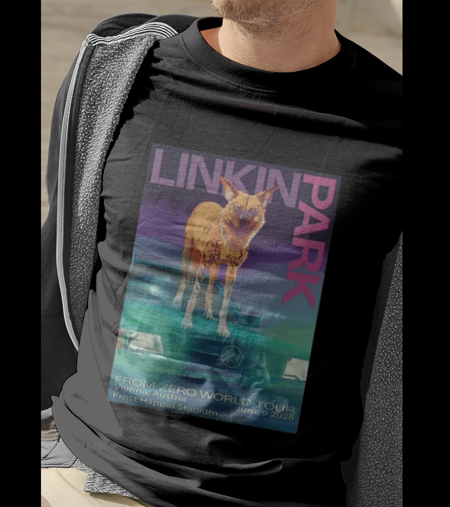 Linkin Park From Zero World Tour 2026 Vienna Austria June 9 Ernst Happel Stadium T-Shirt