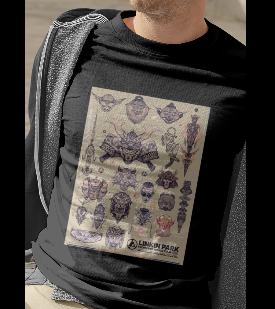 Linkin Park From Zero 2026 World Tour June 28 Werchter Parklife Belgium By Jose Mertz T-Shirt