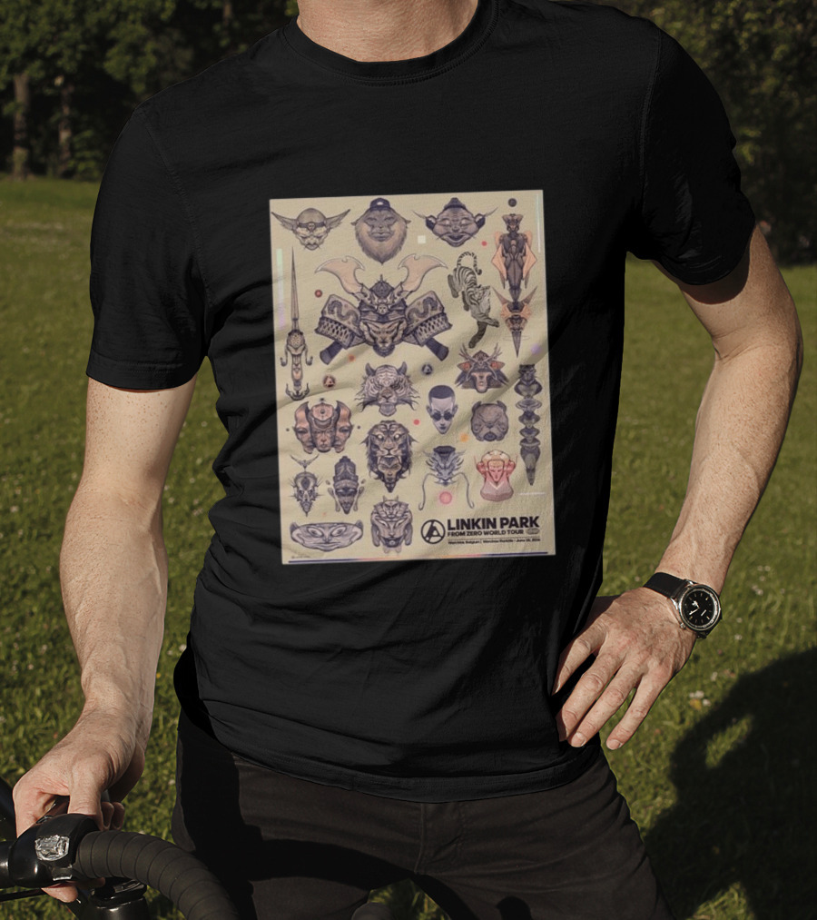 Linkin Park From Zero 2026 World Tour June 28 Werchter Parklife Belgium By Jose Mertz T-Shirt