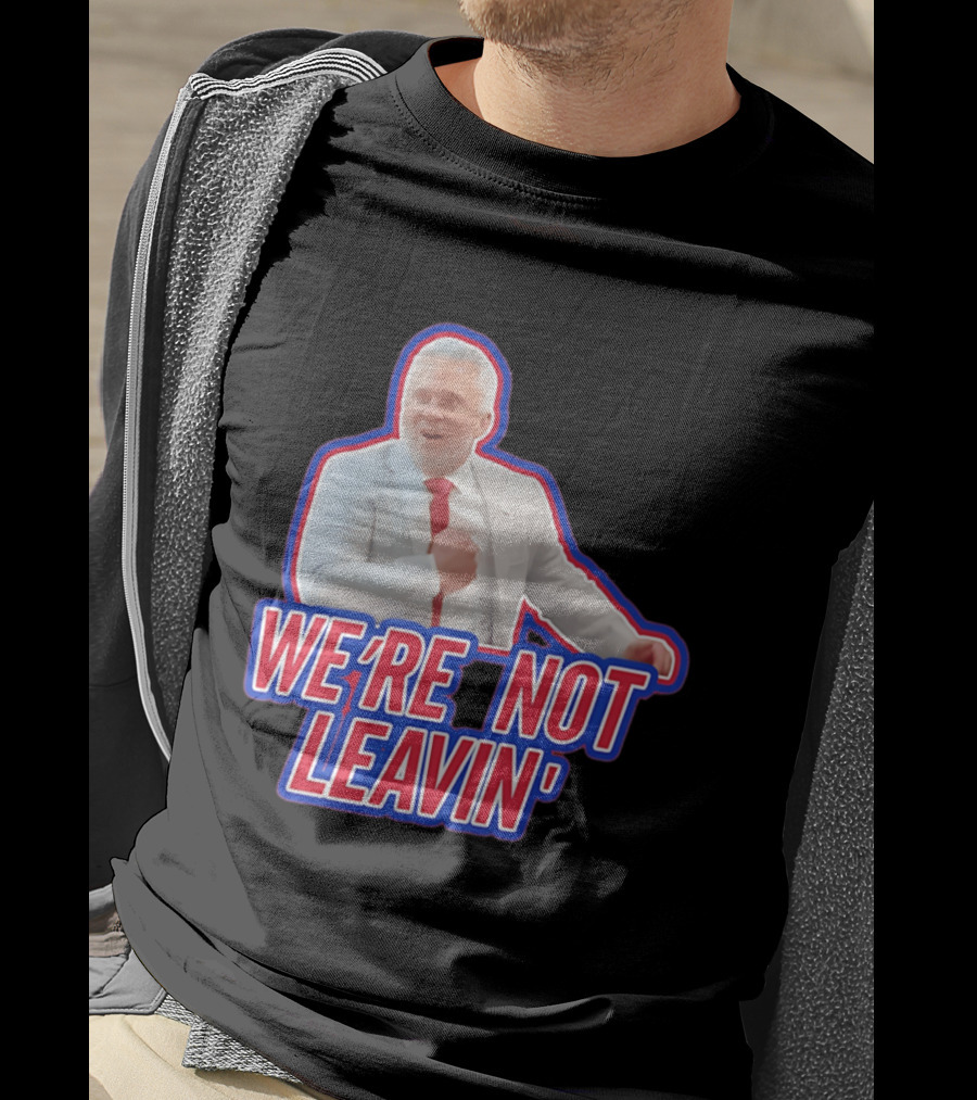 Martin St. Louis We're Not Leavin' Montreal Canadiens T-Shirt
