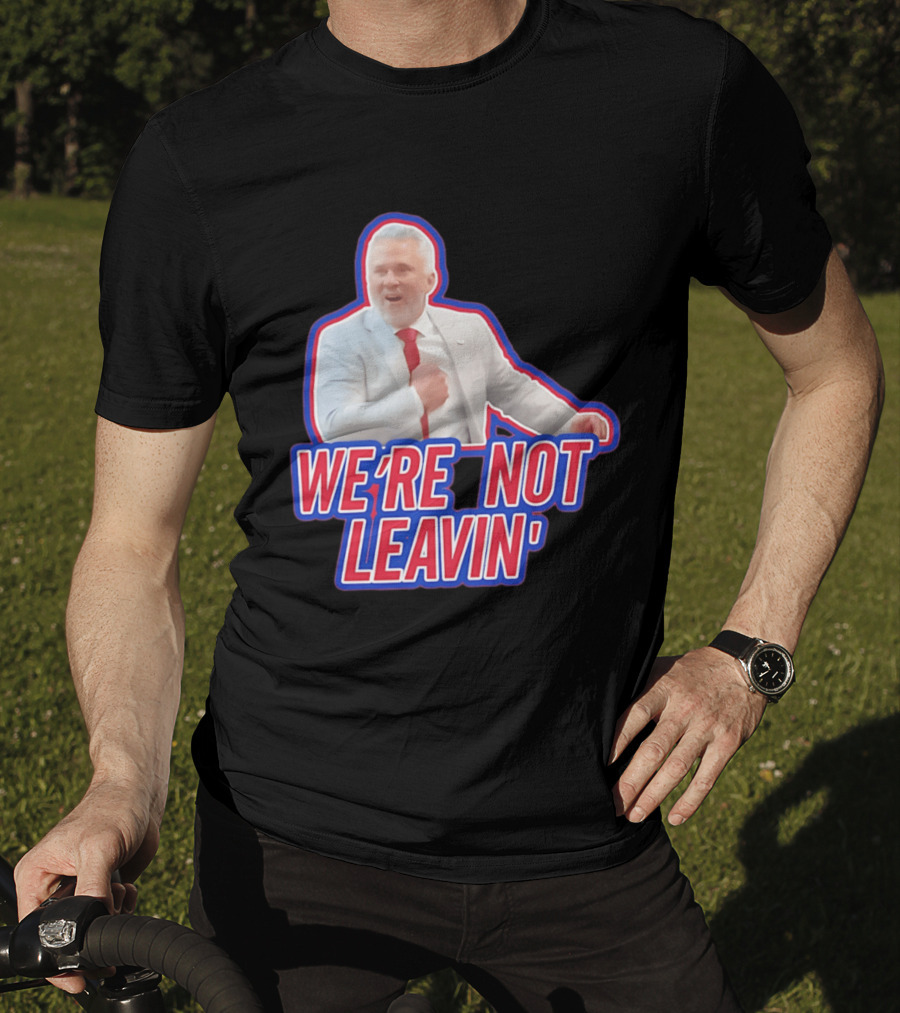 Martin St. Louis We're Not Leavin' Montreal Canadiens T-Shirt