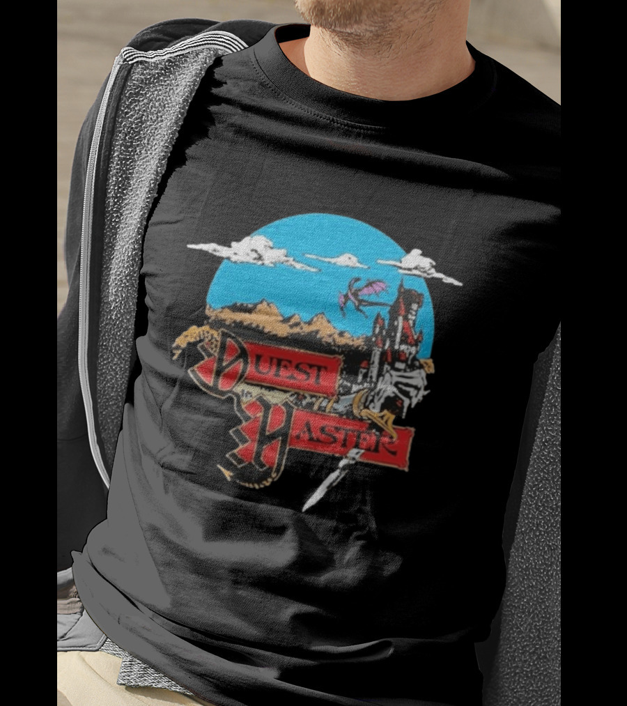 Quest Master High Fantasy Adventure Dragon Castle T-Shirt