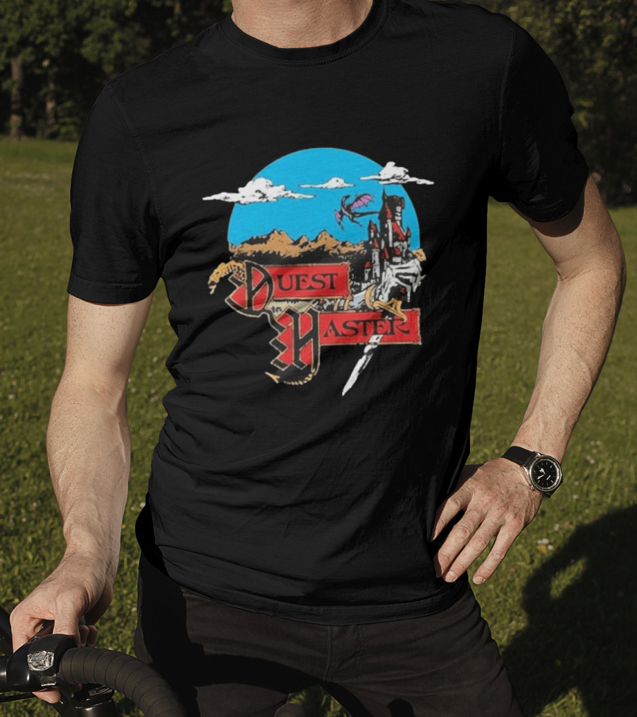 Quest Master High Fantasy Adventure Dragon Castle T-Shirt
