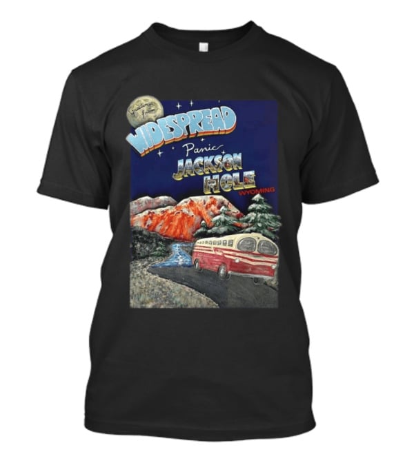 Greetings From Widespread Panic Jackson Hole Wyoming July 5 2026 Show Announce T-Shirt