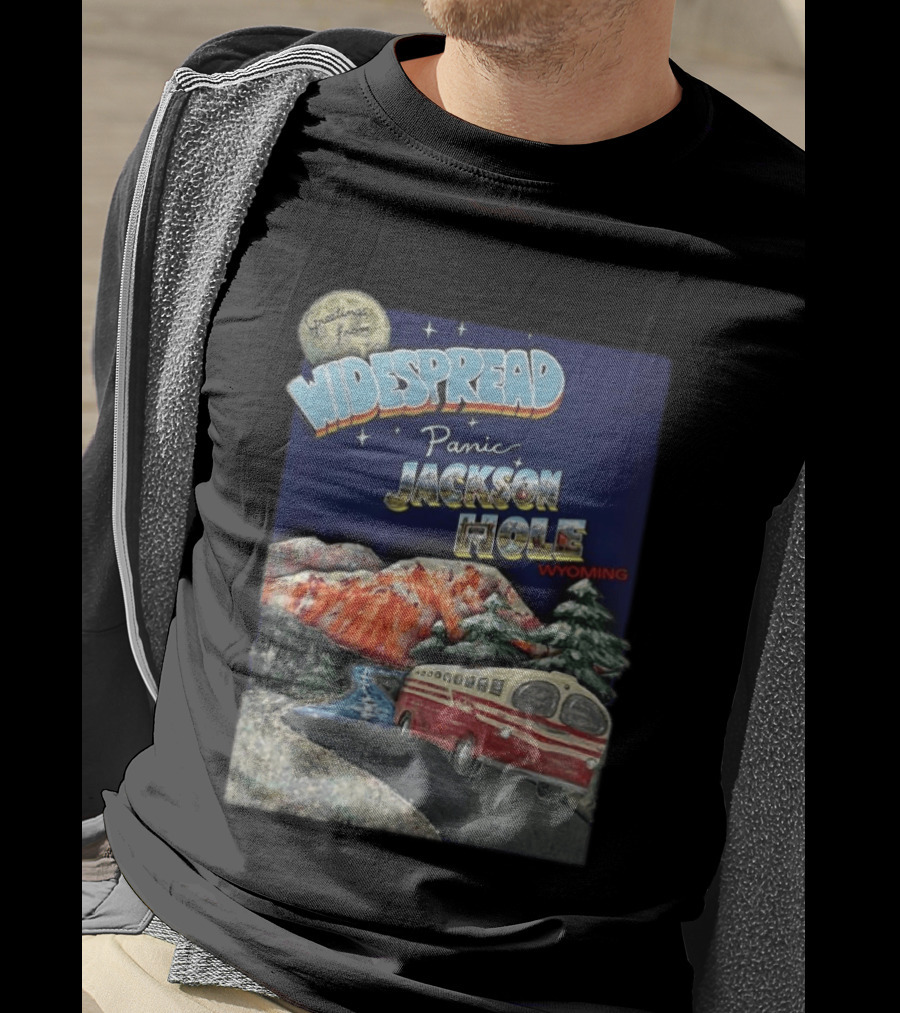 Greetings From Widespread Panic Jackson Hole Wyoming July 5 2026 Show Announce T-Shirt