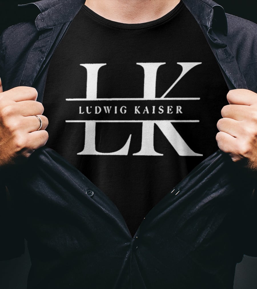 WWE Ludwig Kaiser LK Black T-Shirt
