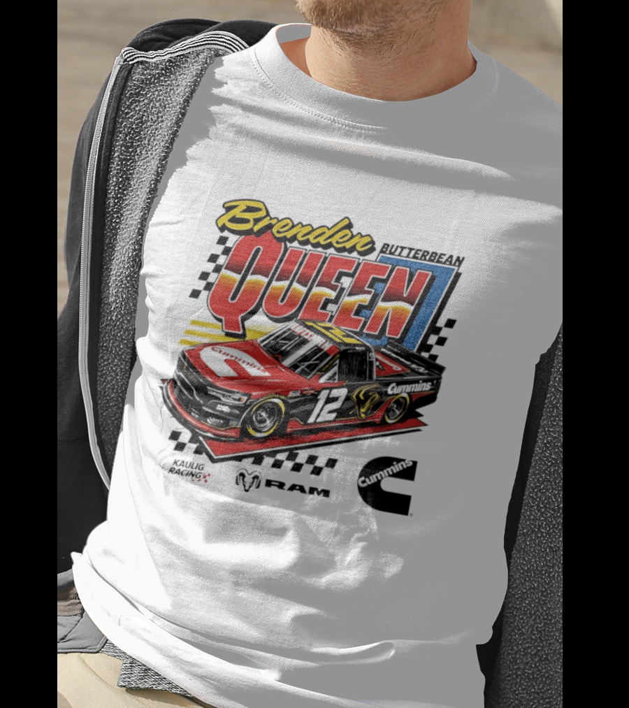 Brenden Queen Butterbean Kaulig Racing Craftsman Cummins Truck 12 RAM T-Shirt