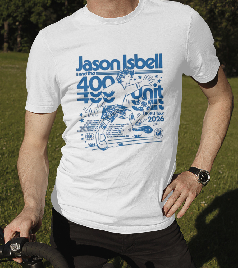 Jason Isbell 400 Unit Live June 2026 Southeastern Records UK EU Tour T-Shirt