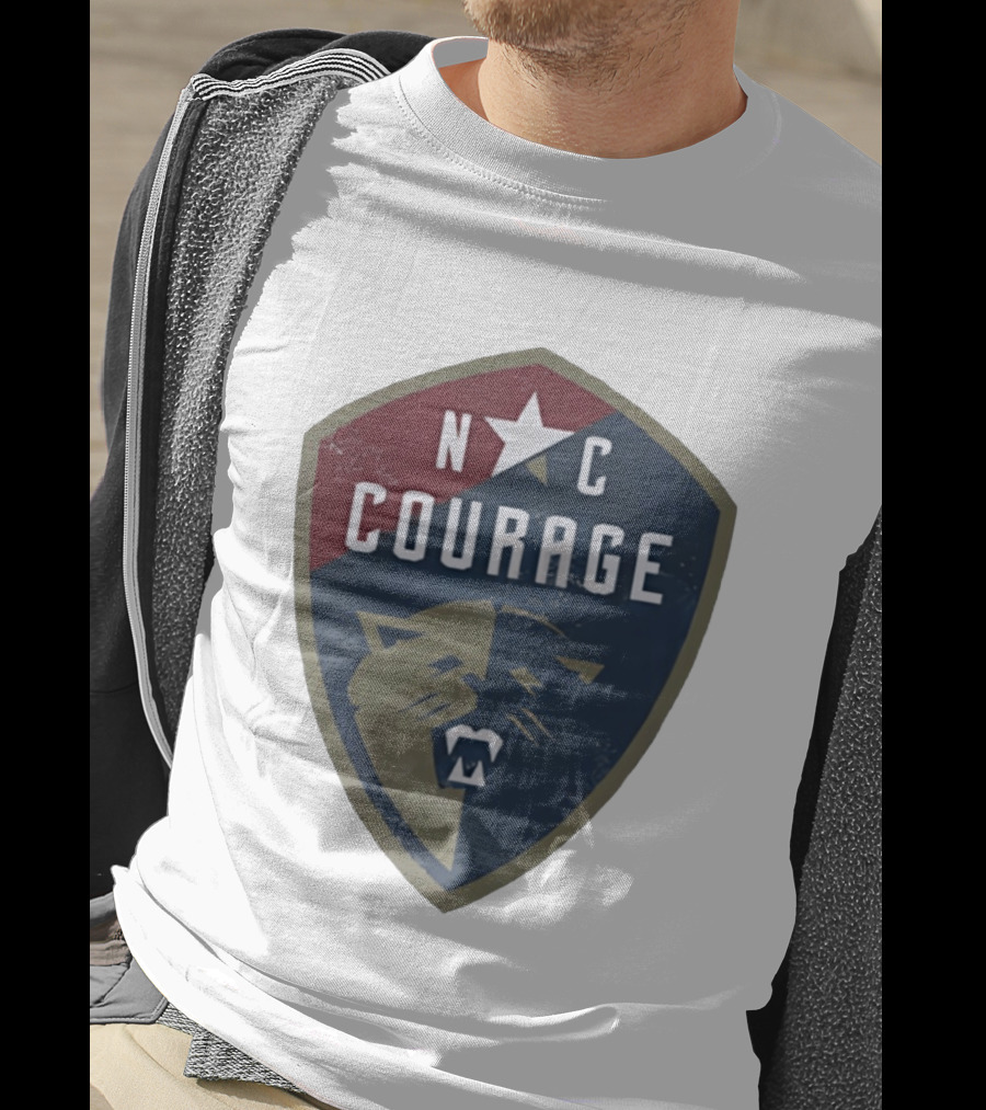 North Carolina Courage Star Shield NC Courage T-Shirt