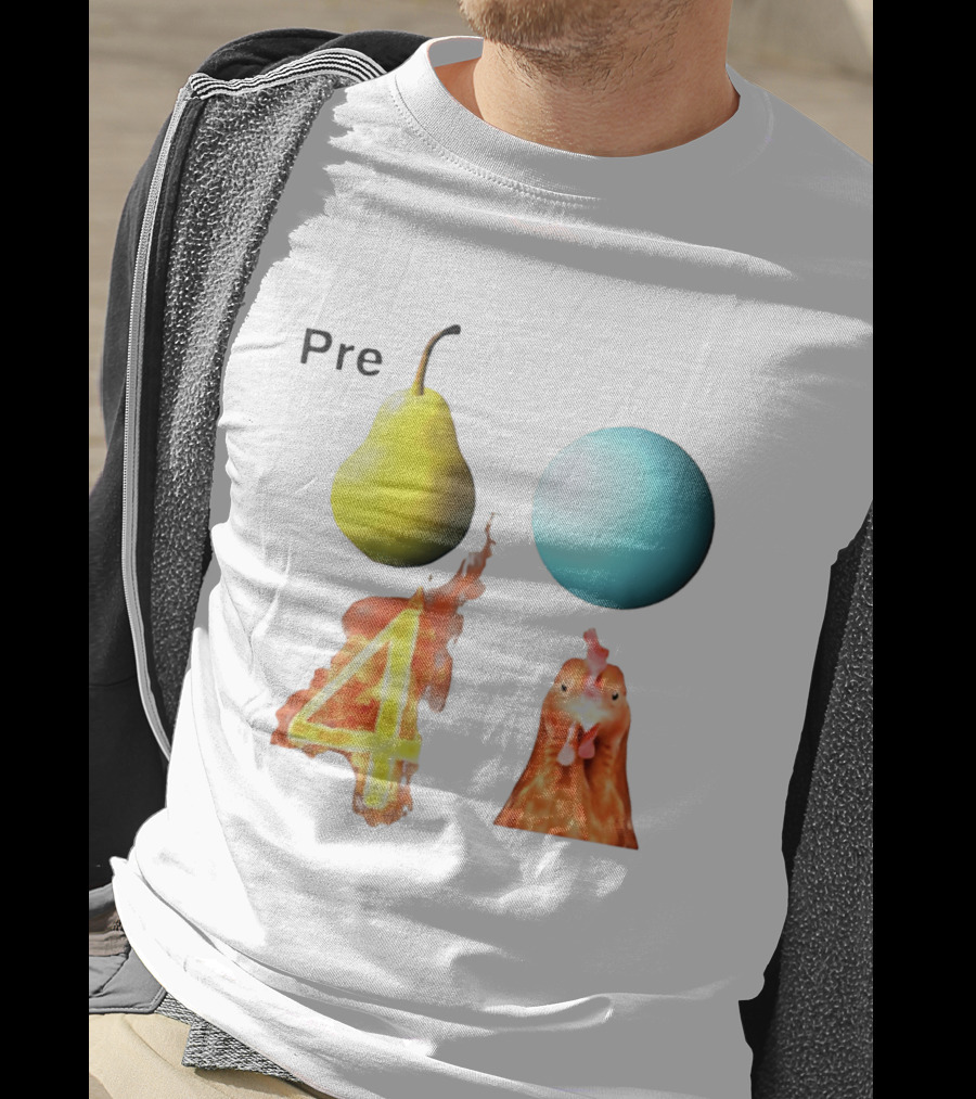 Pre Pear Blue Egg Fire 4 Chicken T-Shirt