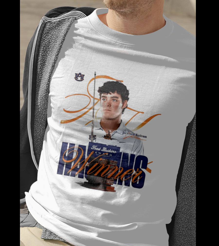 Auburn University Jackson Koivun Fred Haskins Award Winner Golf T-Shirt