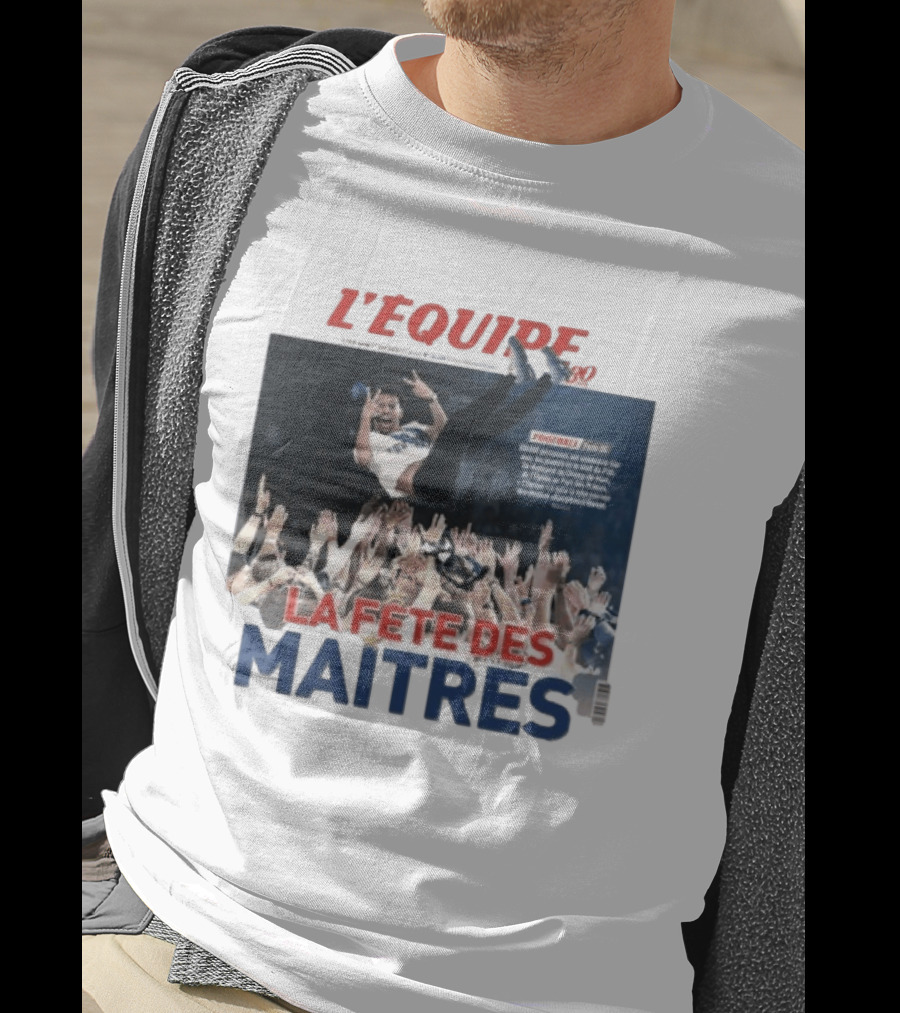 L'Equipe La Fête Des Maitres Football Joyful Celebration T-Shirt