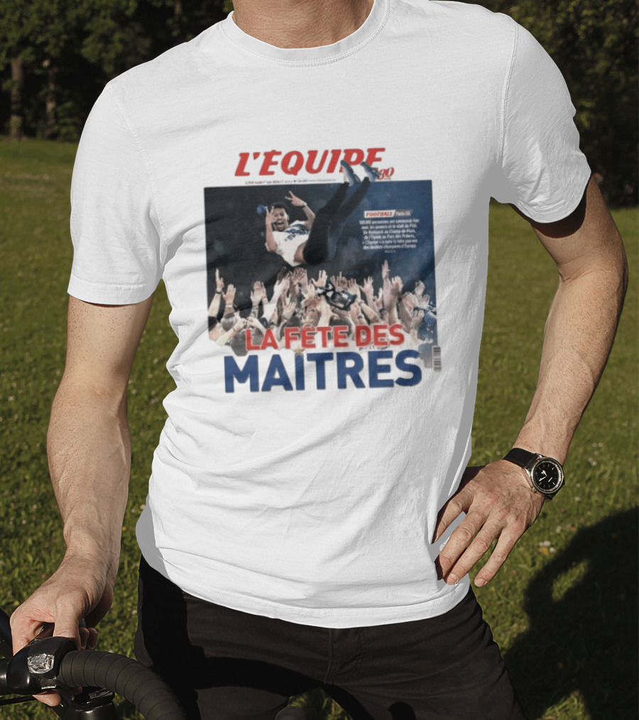 L'Equipe La Fête Des Maitres Football Joyful Celebration T-Shirt