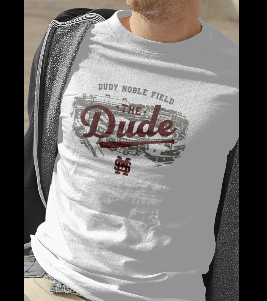 Mississippi State Bulldogs The Dude Dudy Noble Field MS T-Shirt