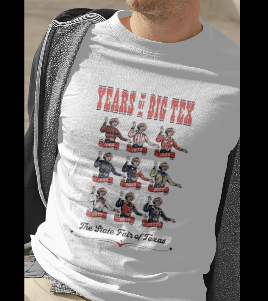 Years Of Big Tex The State Fair Of Texas T-Shirt