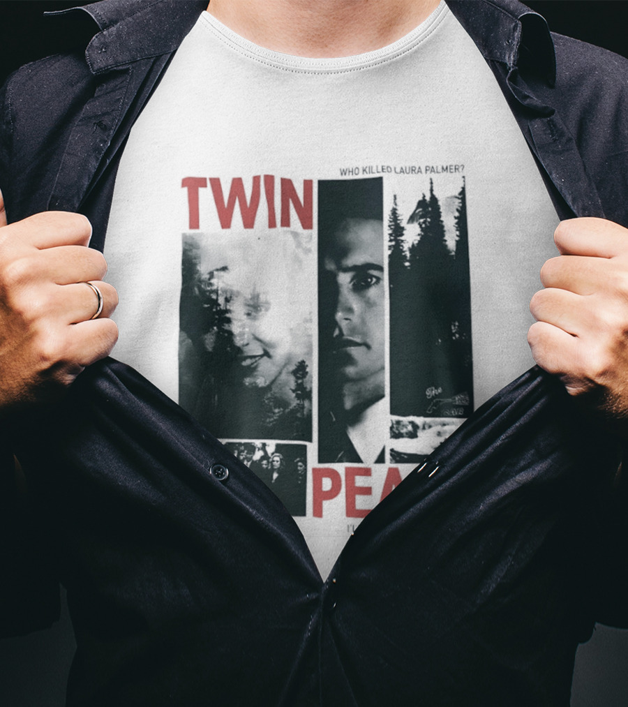 Twin Peaks Laura Palmer Dale Cooper Who Killed Laura Palmer I'll See You Again T-Shirt