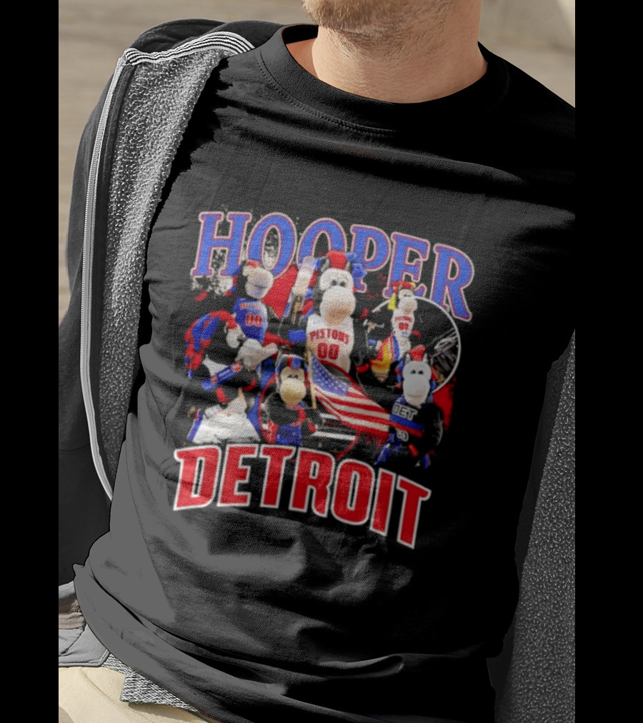 Detroit Pistons Hooper 2026 NBA Crossroads T-Shirt