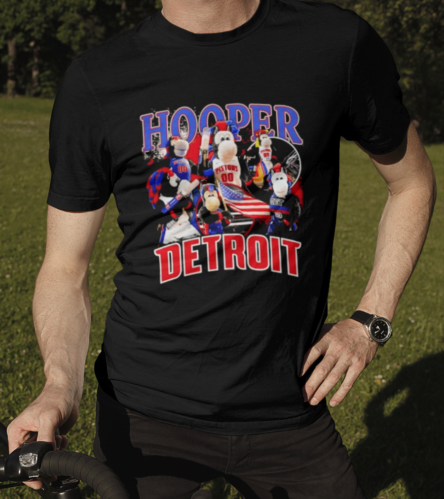 Detroit Pistons Hooper 2026 NBA Crossroads T-Shirt