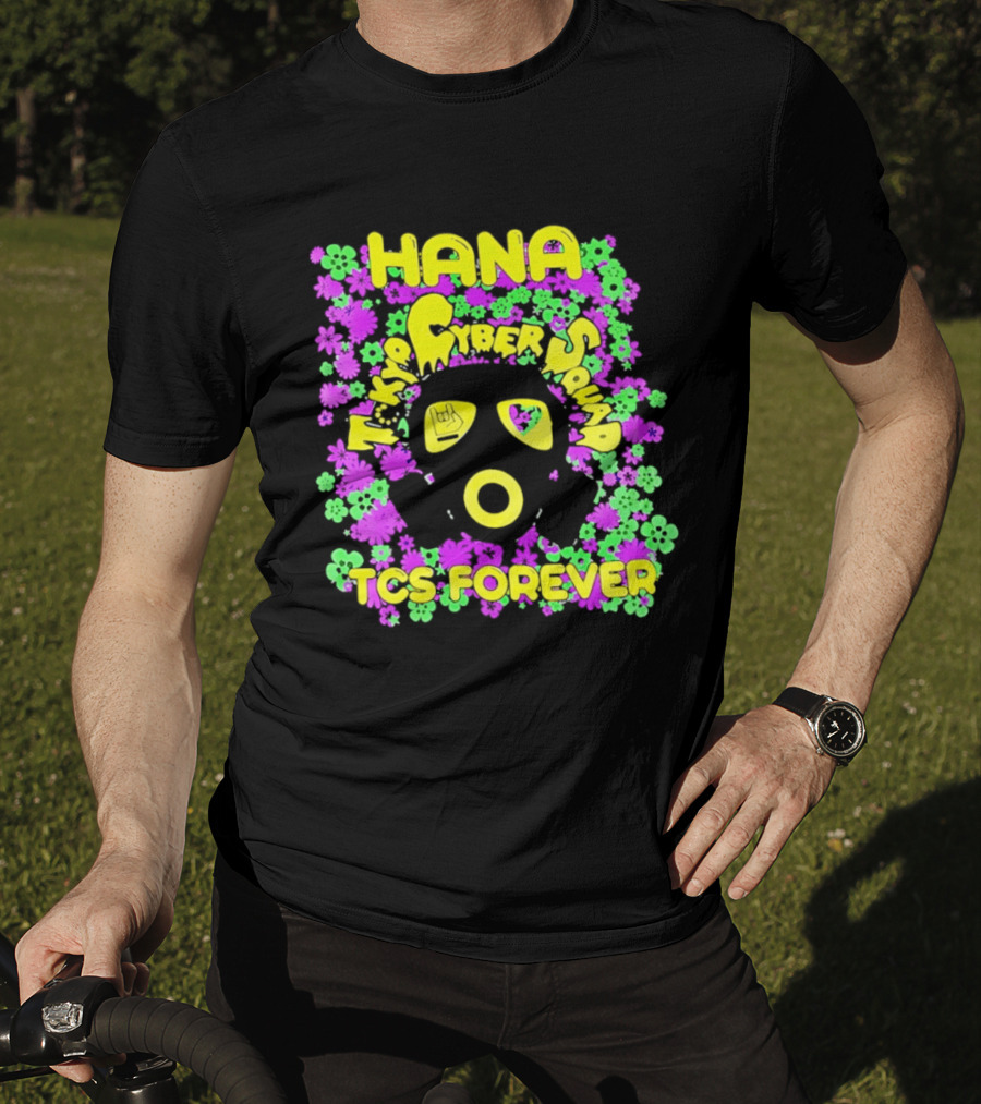 Hana Tokyo Cyber Squad TCS Forever Vibrant Flower Power T-Shirt