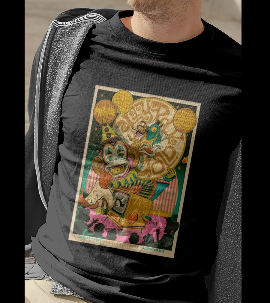 Primus Les Claypool Lennon Delirium May 25th 2026 Marymoor Live Redmond WA T-Shirt