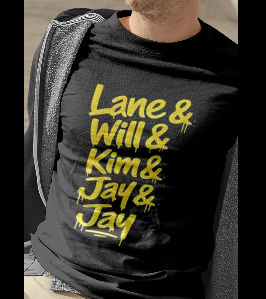 Lane Will Kim Jay Jay Graffiti Style Names T-Shirt