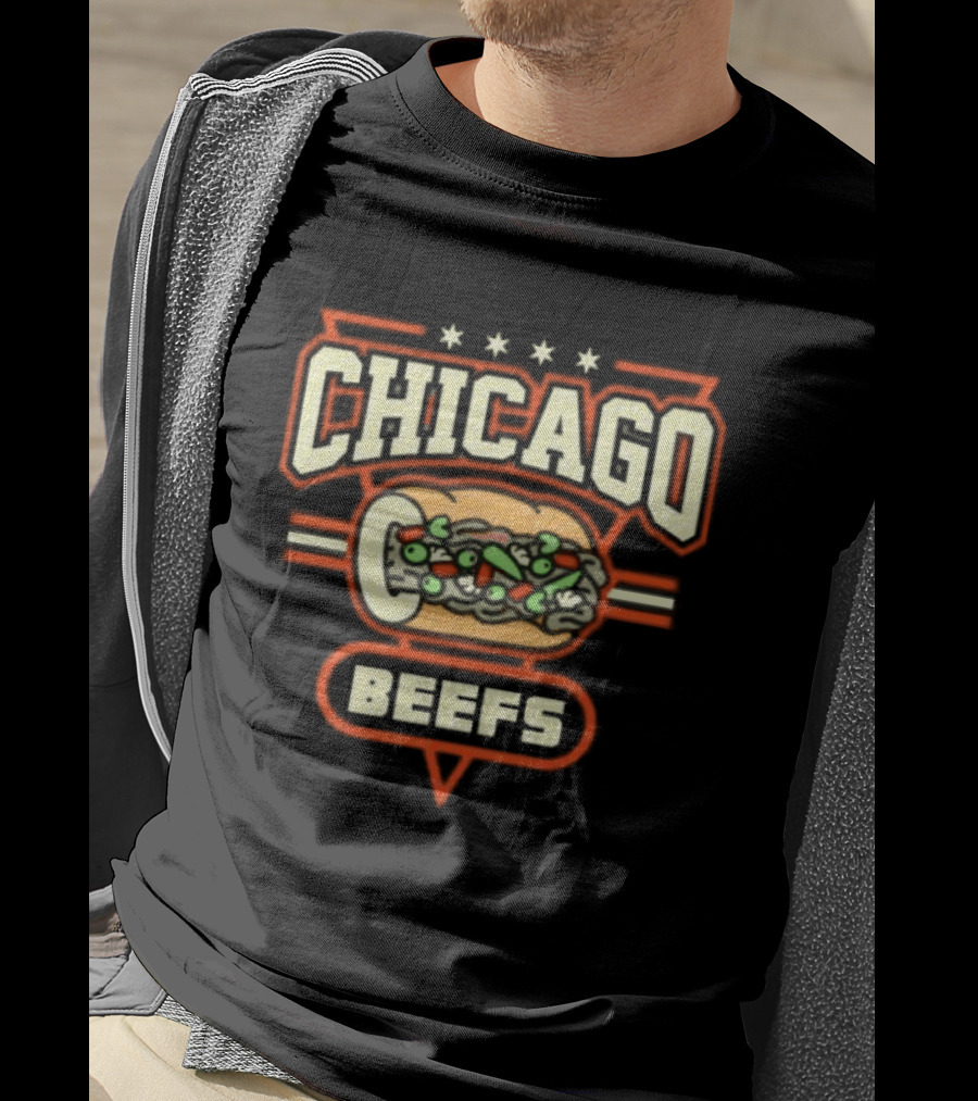 Chicago Beefs Sandwich Stars T-Shirt