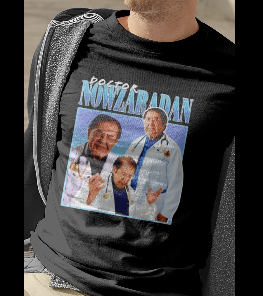 Doctor Nowzaradan My 600Lb Life Blue Stethoscope T-Shirt